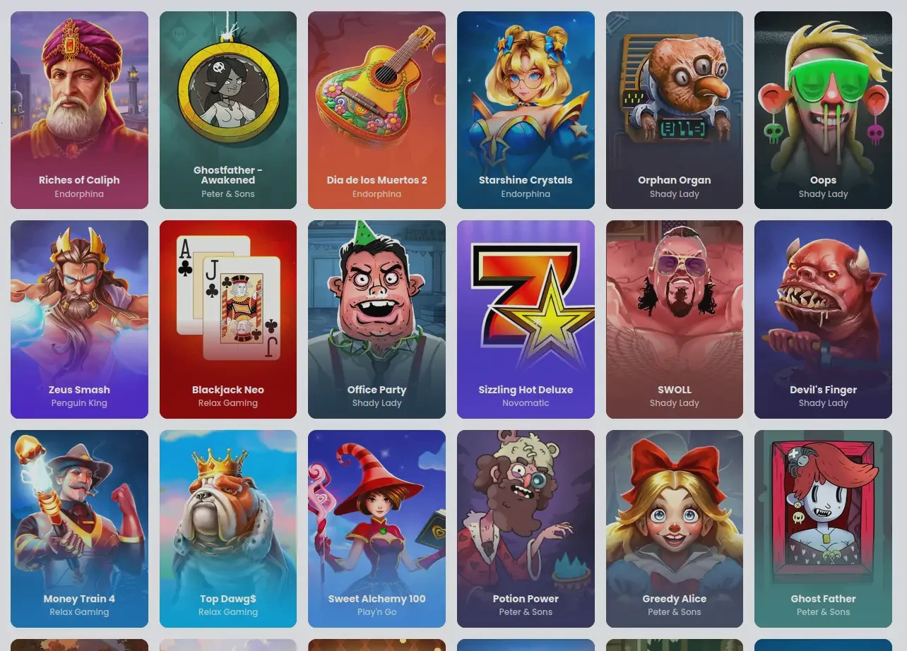 Jokery Casino Spielübersicht